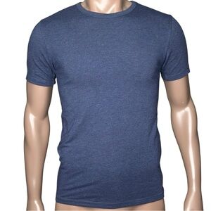 Joe’s Men’s Cotton Modal Crewneck T-Shirt Short Sleeve Heathered Navy Blue